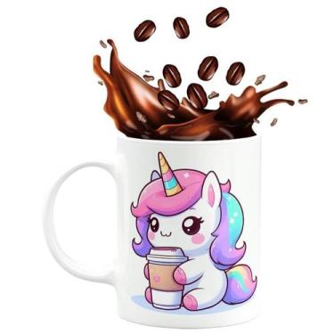 Imagem de Caneca de Porcelana Unicórnio Cute 325ml Star Cup - PRMUG