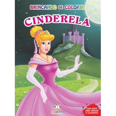 Imagem de Livro - Brincando de colorir: Cinderela