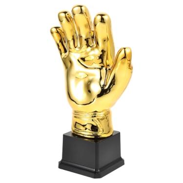 Imagem de Toyvian Troféu De Luva De Palma De : Troféu De Goleiro De Futebol Pequeno Troféu De Plástico Competição Esportiva Celebração E Decoração