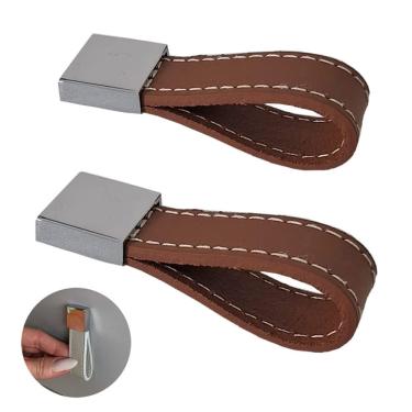 Imagem de Puxador Hund Couro Torralba 2 Unidades