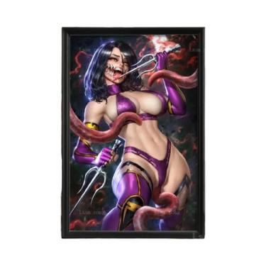 Imagem de Sexy Mileena Anime Poster Mortal Kombat Jade Cassie Cage Cartoon Nude 