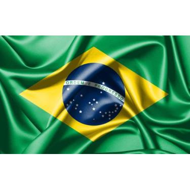 Imagem de Bandeira do Brasil 80cmx140cm Tecido Oxford 100% Poliéster - Presente-