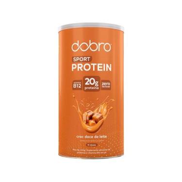 Imagem de Sport Protein Proteína Vegana Sabor Croc Doce de Leite 450g Dobro