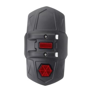Imagem de predolo para-lama traseiro de motocicleta com refletor, peças de reparo resistentes ao desgaste, proteção contra respingos de pneu leve de 13 x 7,8 polegadas