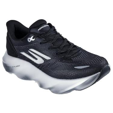 Imagem de Skechers Tênis feminino para motociclistas -Fiesta Mary Jane, Preto/branco, 43