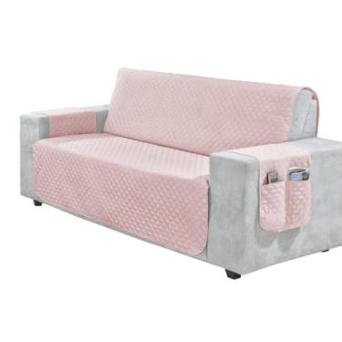 Imagem de Almofadas protetoras para sofás de 1, 2, 3 e 4 lugares com prateleiras de objetos(ROSE,1 LUGAR/POLTRONA 50CM LARGURA)