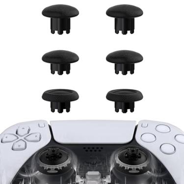 Imagem de eXtremeRate Edge Sticks, Joysticks Intercambiáveis Para Controle De Ps5, Joystick Analógico Intercambiável Preto Personalizado Ps4, Todos Os Modelos Universal - Sem