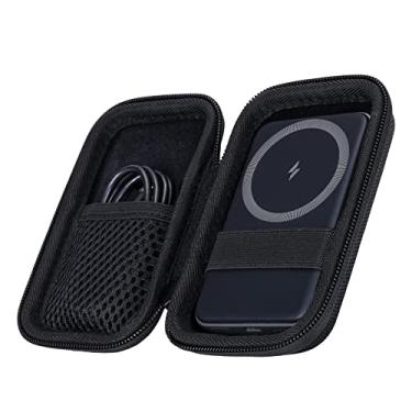 Imagem de khanka Estojo Rígido De Viagem Para Substituição Bateria Magnética Anker 621/622/633 (Maggo), Carregador Portátil Sem Fio 5000 Mah E 10000 Mah, Somente (Preto)