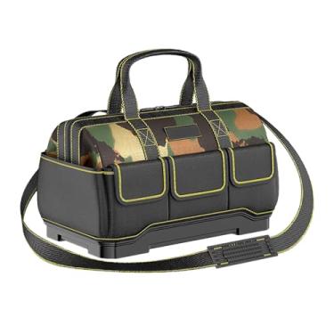 Imagem de Malas De Ferramentas Para Homens | Organizador De Caixa De Ferramentas Bolsa De Transporte - Bolsa De Cinto Expansível Com Múltiplos Compartimentos Para Organização Trabalho Viagem Carpinteiro