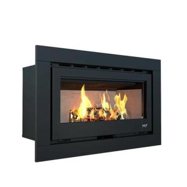 Imagem de Calefator Lareira Adatto 110 + Moldura 4 Lados + Ventilador - MF