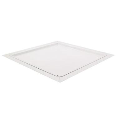 Imagem de Alcapao drywall multiperfil metal branco com tampa 50cm