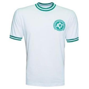 Imagem de Camiseta Masculina Chapecoense 1970 Retrô Away Algodão Macio-Masculino