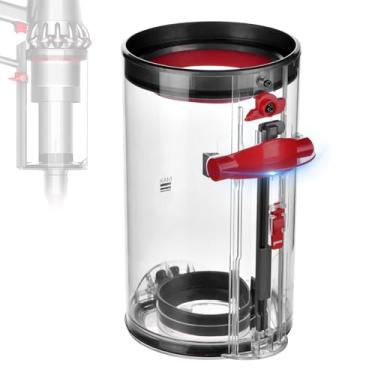 Imagem de Aymthgt V11 Canister Dust Bin de substituição compatível com Dy.son V15 V11 SV14 SV15 SV22 peças de reposição recipiente aspirador de pó grande Bin, número de peça 970050-01 e 965443-01