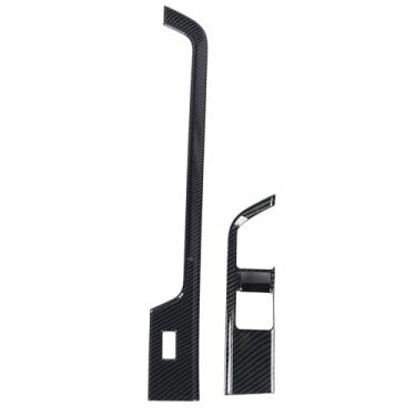 Imagem de Zhjvihx Tampa de Acabamento do Painel do Interruptor do Ar Condicionado, Ar Condicionado Multimídia Tampa de Fibra de Carbono para NQ5 LHD 2022 a 2025, Padrão de Tração Esquerda do