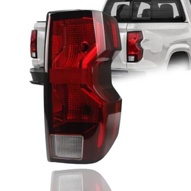 Imagem de Dasbecan Luz traseira compatível com 2023 2024 2025 Chevrolet/Chevy Colorado (LT, caminhão de trabalho, Trail Boss) lanterna traseira halogêneo substituição do lado direito do passageiro # 85651743