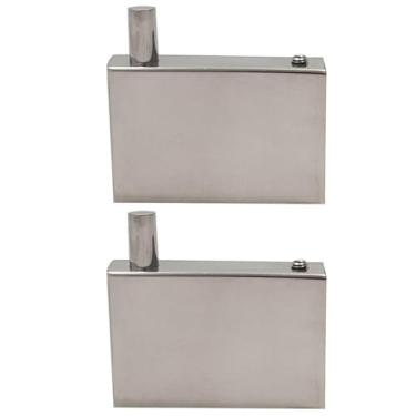 Imagem de Kit 2 Ganchos em Aço Inox Cabide de Parede Roupas Toalheiro Banheiro Lavabo Orquídea