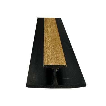 Imagem de Perfil Tubular Final Tipo H Nogueira para Parede Leve 270cm