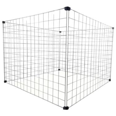 Imagem de Cercado Para Gato Cachorro Coelho Cercadinho Pet 4 Telas 60x80cm