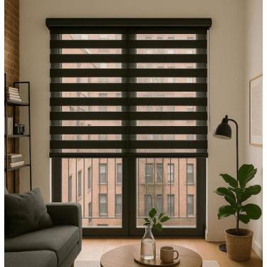 Imagem de Persiana Double Vision Sunny 160larg x 220alt (com bandô) - Top Flex, 