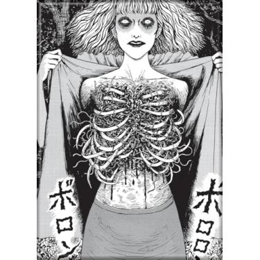 Imagem de Ata-Boy Junji Ito Ribs Mulher Manga Painel 6,3 cm x 9 cm Ímã para Geladeiras e Armários
