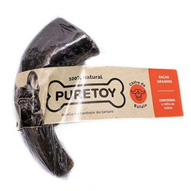 Imagem de Chifre de Búfalo Puretoy Mordedor Natural para Cães Único