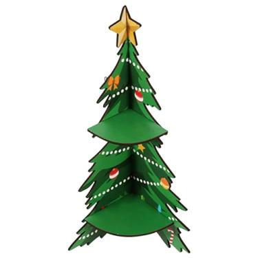 Imagem de Prateleira de canto curto | Estante de canto para rack de armazenamento em forma de árvore | Organizador de canto com economia de espaço para decoração de Natal para quarto, sala de estar, Hersil
