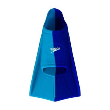 Imagem de Nadadeira Dual Swim Fin Speedo Original Training Pé De Pato (Azul, 42-43)
