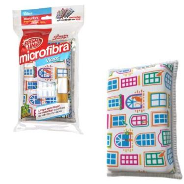 Imagem de Esponja Microfibra Mágica Decorada P/ Vidros Janelas - Flash Limp