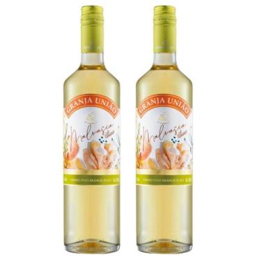 Imagem de Kit 2 Vinho Malsávia Garibaldi Granja União 750ml Suave