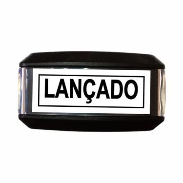 Imagem de Carimbo Automatico Autoentintado LANÇADO com Borda - NYkon