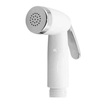 Imagem de Gatilho De Ducha Higiênica Chuveirinho Branco Abs + Suporte - Alpha Hi