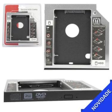 Imagem de Adaptador Caddy Notebook para Segundo HD ou SSD 2.5" SATA - 12.7mm - L