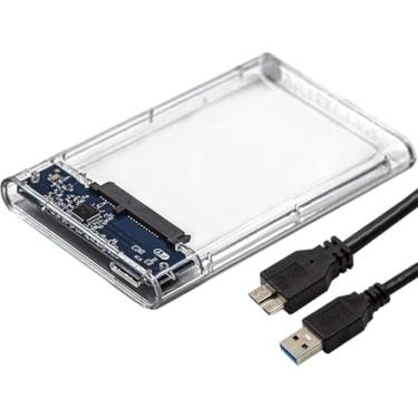 Imagem de Case Transparente Para Hd Externo 2.5 SATA Notebook Usb 3.0 - PRIME TECH