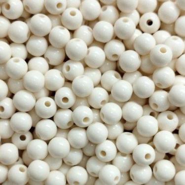 Imagem de BOLINHA DE RESINA Nº 06 (20 G) - LADEIRA BIJUTERIAS, Branco gelo