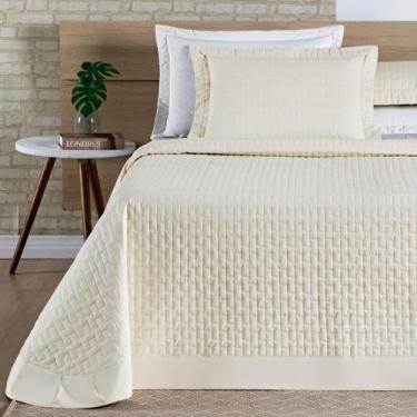 Imagem de Cobreleito Queen Size Camesa Casa Blanca 200 Fios - Jm Enxovais