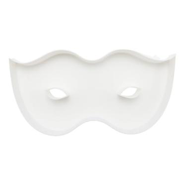 Imagem de ANNJINT Caixa de charcutaria de plástico preenchível com letras, bandeja reutilizável em forma de alfabeto de 25,4 cm para aniversários, pratos decorativos de festa para exibição de doces (máscara)