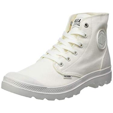 Imagem de Palladium Bota feminina Pampa com zíper Desertwash, Estrela branca, 43