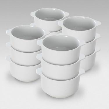 Imagem de Kit com 12 Peças Ramekins Médio, 150ml, com Alça, Versátil e Resistente, 50x20x10cm