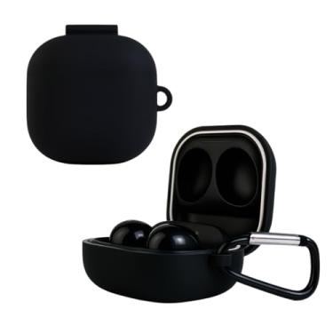 Imagem de Capa Protetora Nerdcase Compatível com Samsung Galaxy Buds FE, Buds Core, Buds 2, Live e Pro, Silicone, Preto