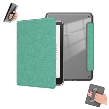 Imagem de GUKSRASO Capa para Kindle Paperwhite 12ª Geração 2024 (7", Modelo: SA568B) / Colorsoft Signature Edition - Capa Traseira de Acrílico Transparente Durável, Alça de Mão