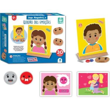 Imagem de Brinquedo Educativo Quadro das Emocoes 30PCS - Nig Brinquedos