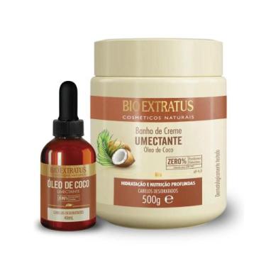 Imagem de Kit Bio Extratus Umectante Banho de Creme 500g + Óleo de Coco
