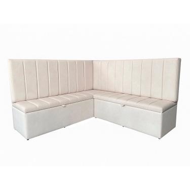 Imagem de Conjunto Banco Estofado De Canto Alemão Com Baú de 140 cm Suede - Estopar