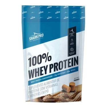 Imagem de 100% Whey Protein Refil 900g Shark Pro Paçoca