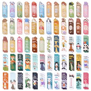 Imagem de PLIGREAT 120 peças de marcadores perfumados com tema sortido de animais, estampa de pinguim e macaco com frases divertidas e fedorentas, presente de estudante