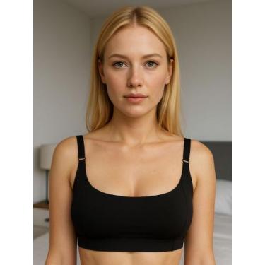 Imagem de Sutiã sem Bojo Microfibra com Alças Reforçada Sustentação - c5 CLAÚDIA