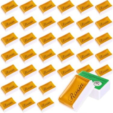 Imagem de Boao 36 peças de resina natural para violino violoncelo viola resina leve baixa poeira para arcos corda instrumento musical acessório