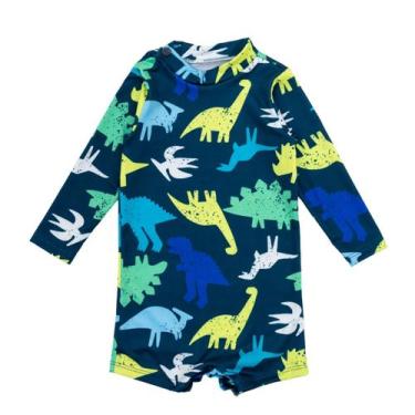 Imagem de Macaquinho Bebê Infantil Praia Com Proteção Solar Uv 50 - Jagar, Reino