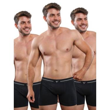 Imagem de Kit Com 3 Cueca Boxer Sem Costura Poiliamida Dy Girl, GG