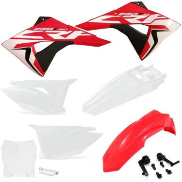 Imagem de Kit Plástico Biker Next Crf 230 Com Number Plate F1rst e Adesivos